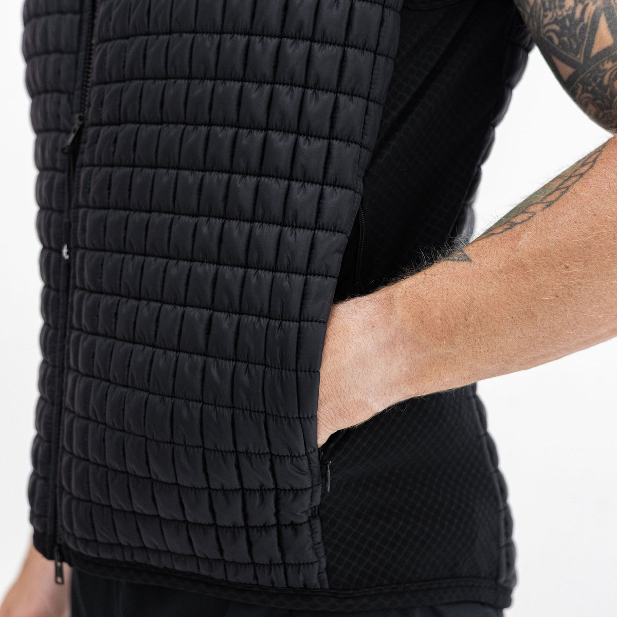 Mens Stretch Puffer Gilet