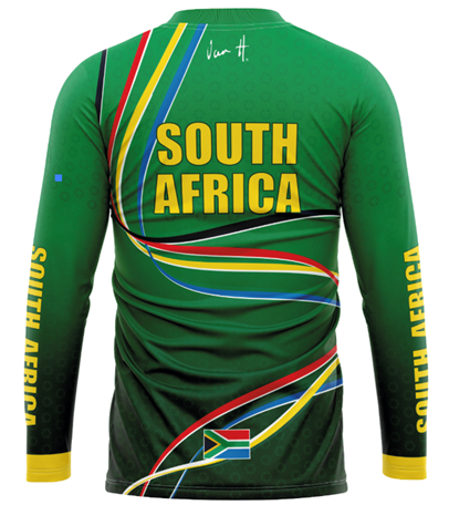 SA Green & Gold Trail Jersey Womens