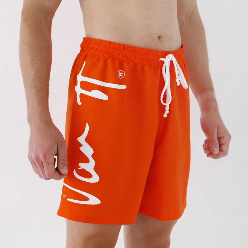 Men's Orange Surf Short