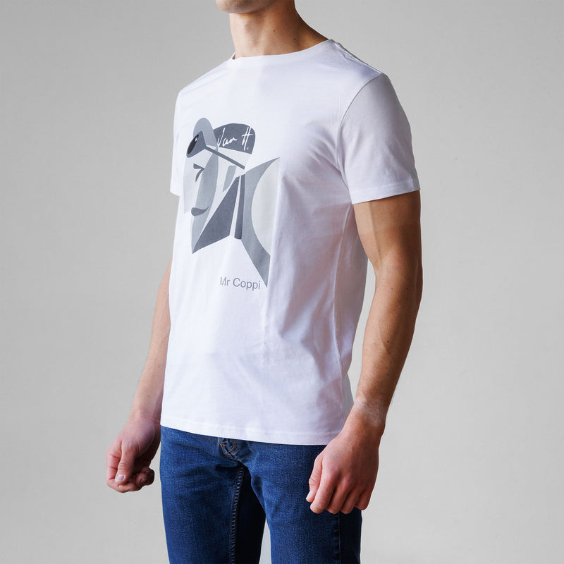 White Mr Coppi T-shirt