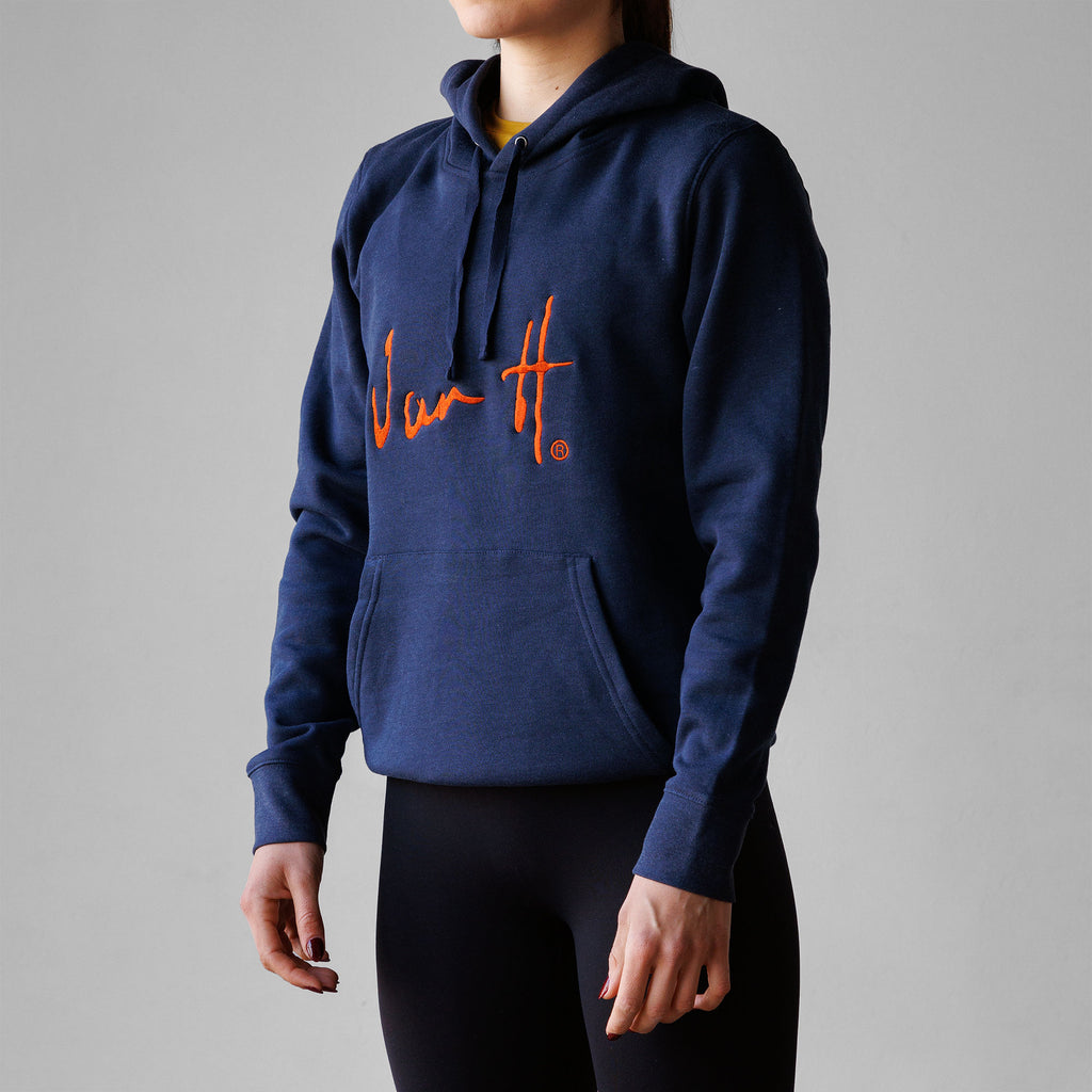 Navy Melange Hoodie