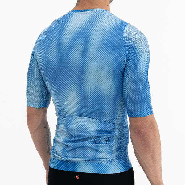 Blue Elevation Zipless jersey