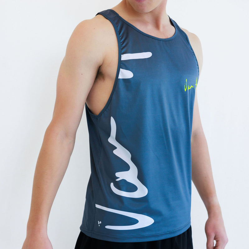 Charcoal running vest Mens