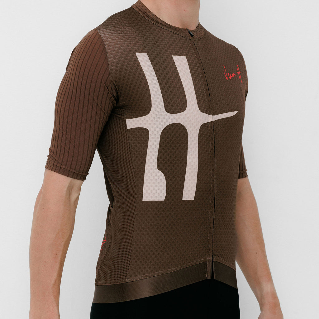 Mens Brown H Jersey