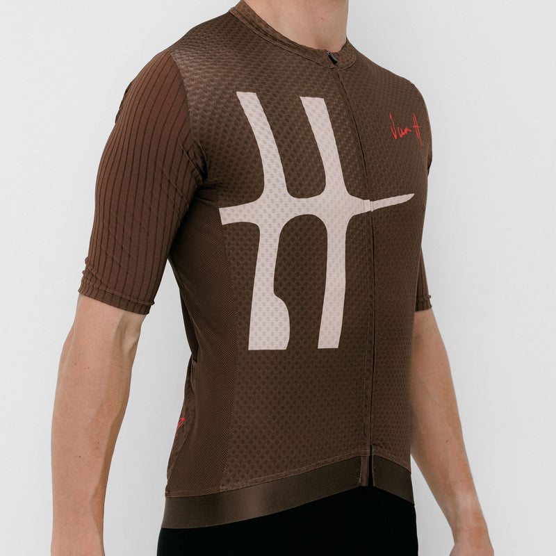 Mens Brown H Jersey