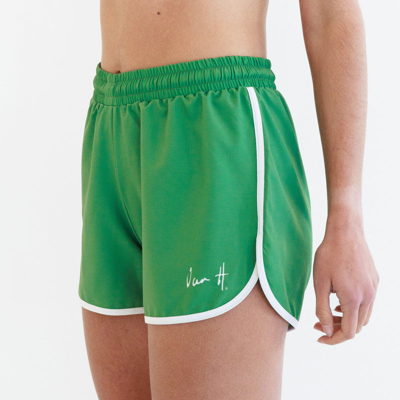 Womens Running shorts Green Pulse