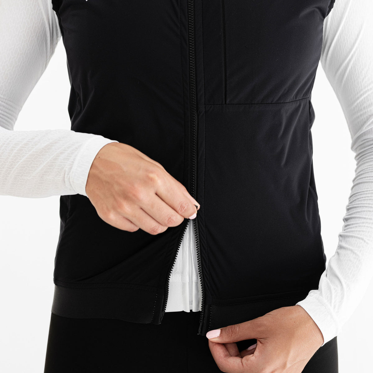 Womens Black All weather Gilet