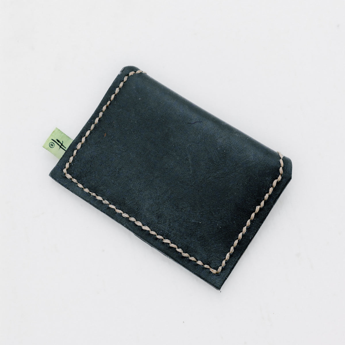 Fold over leather wallet