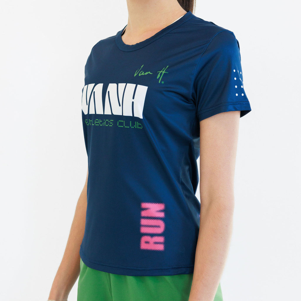 Verde Blue Sport Shirt Womens