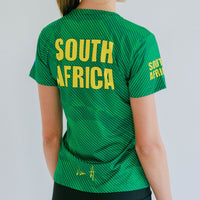 SA Green & Gold Supporter shirt Womens