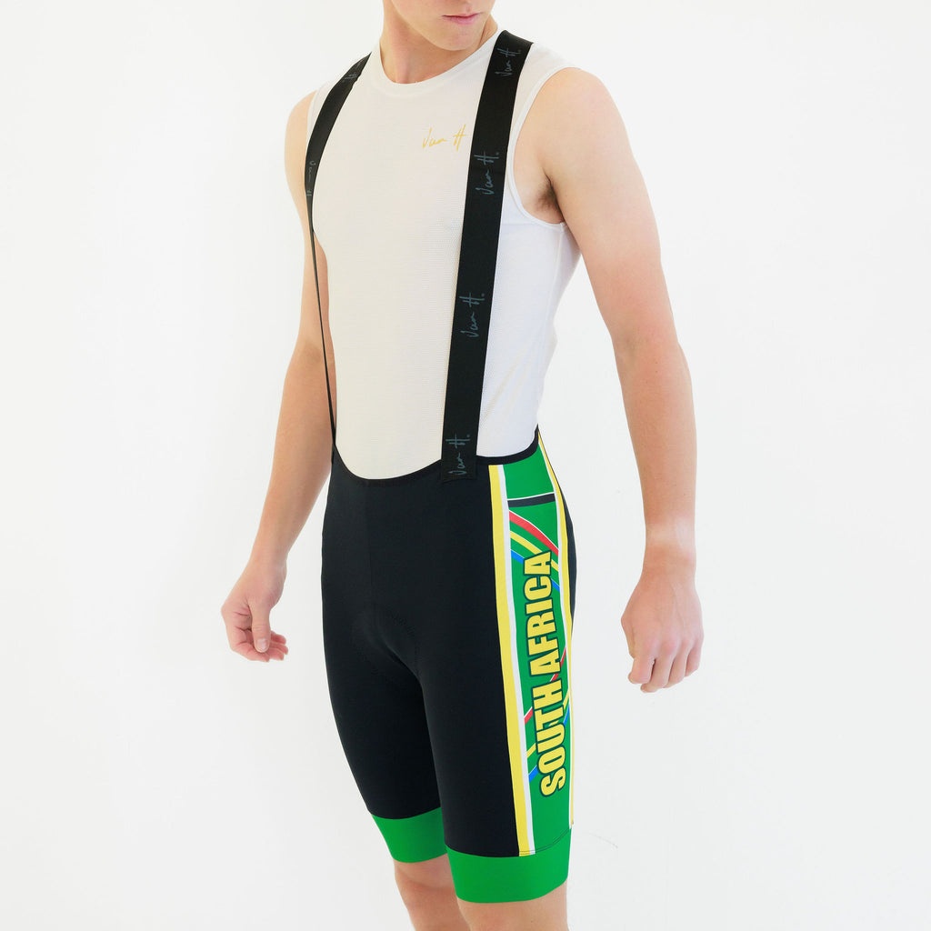 Mens SA Green & Gold Bib