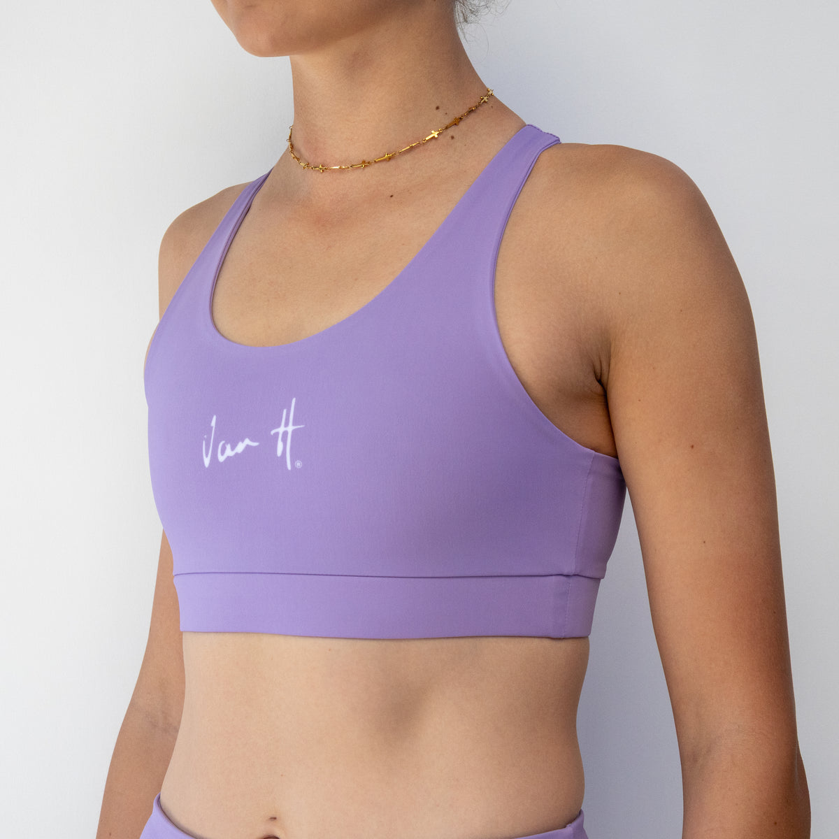 VanH Amethyst light support sports bra for women's running