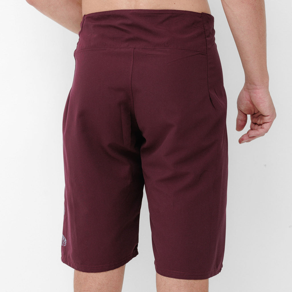 Mens maroon surf short