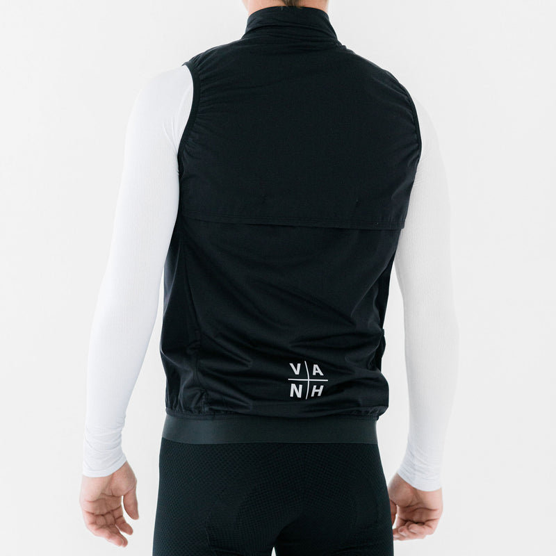 All weather Gilet Black Mens