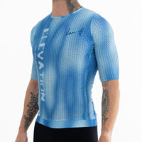 Blue Elevation Zipless jersey
