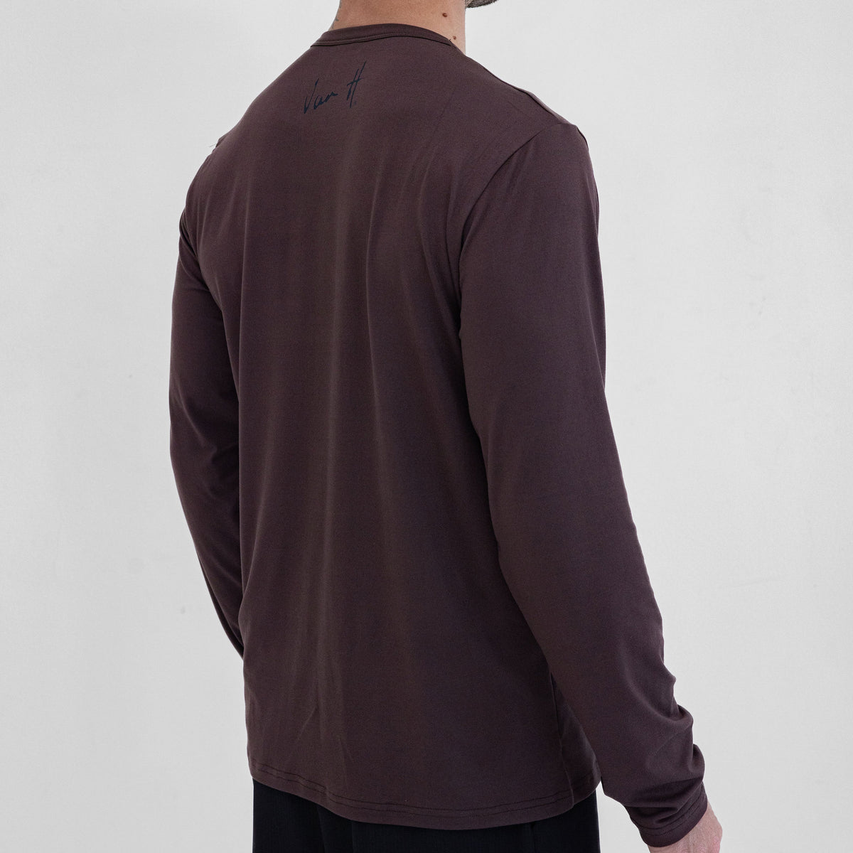 Mens Brown Summit Warm Up Top