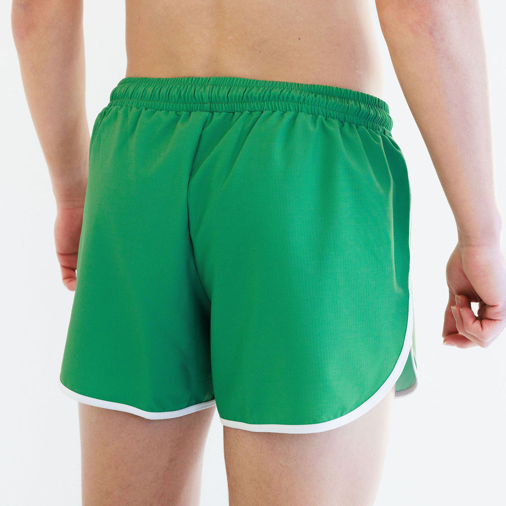 Mens Running shorts Green Pulse