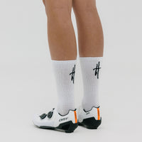 White H Socks