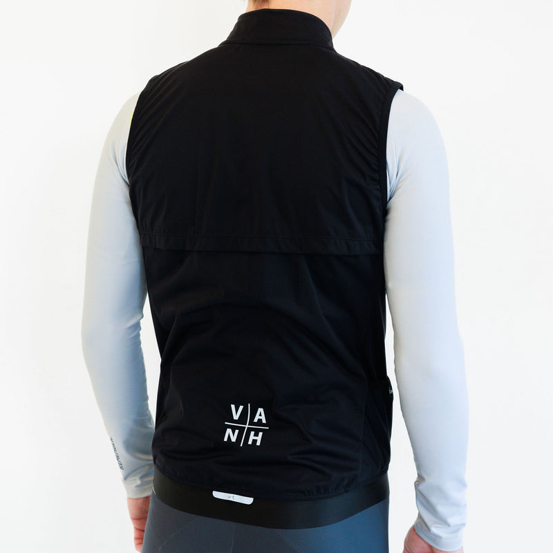 All weather Gilet Black Mens
