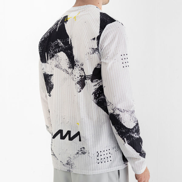 Static Long Sleeve Sport Shirt Mens