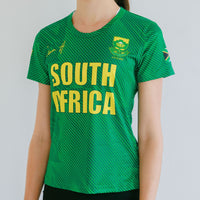 SA Green & Gold Supporter shirt Womens