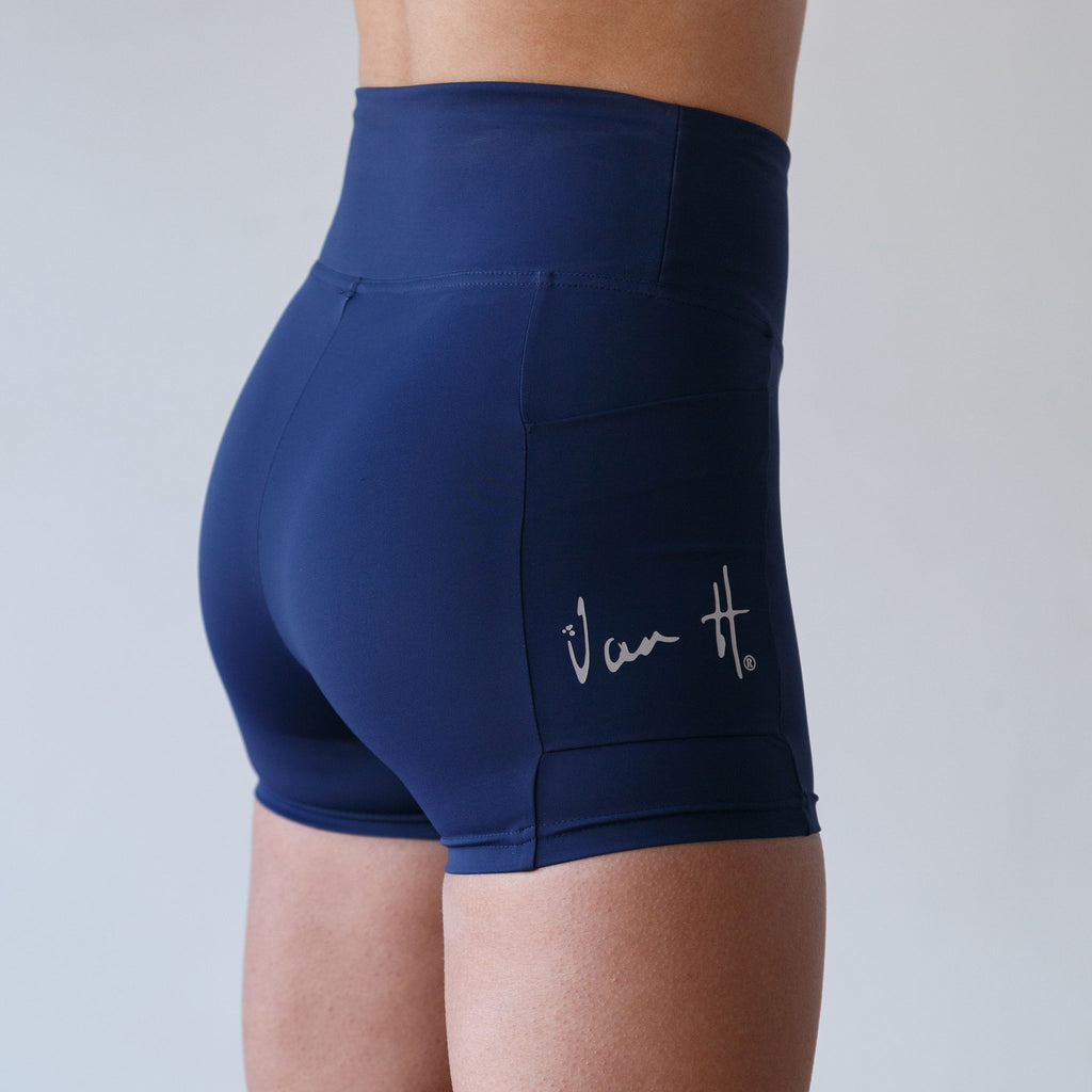 Navy Short Tights with Pockets