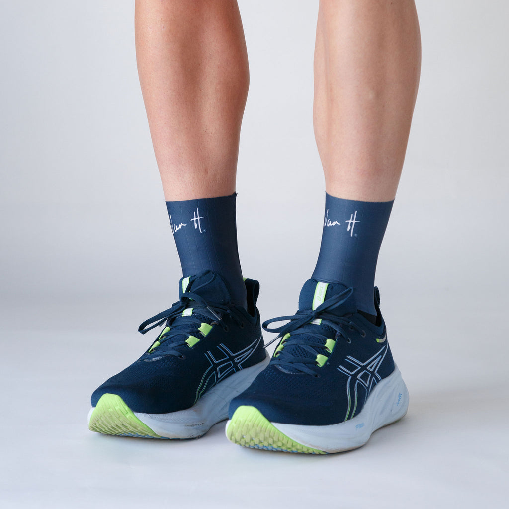 Navy Running Socks