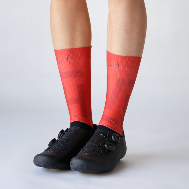 Red Aero Socks