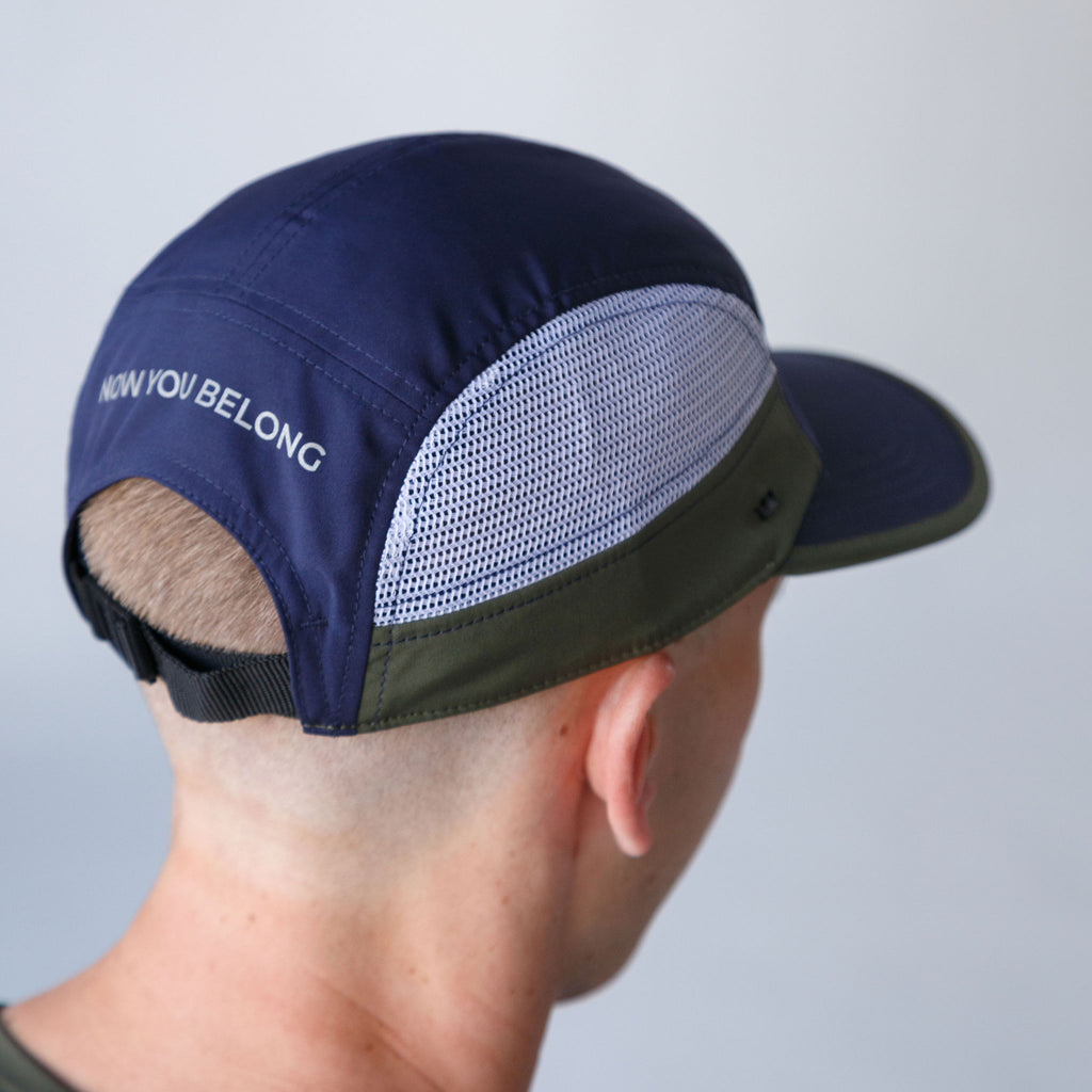 VanH Navy and Olive Running Cap