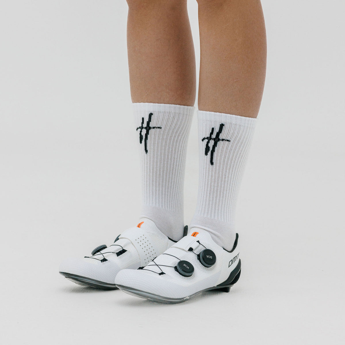 White H Socks