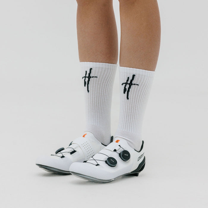 White H Socks