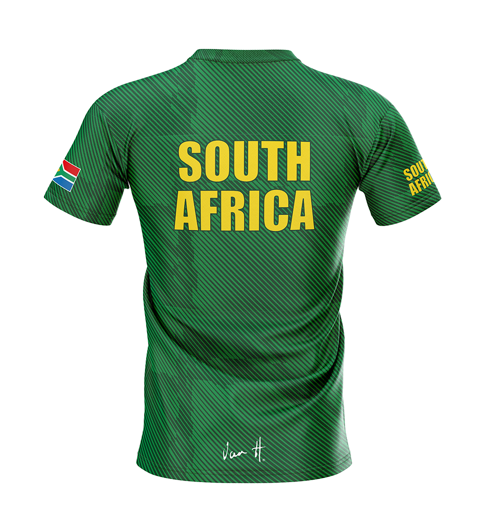 SA Green & Gold Supporter shirt Mens