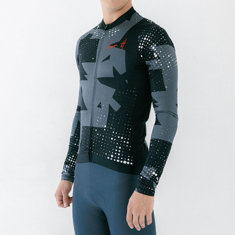 Mens Black Geo Jersey