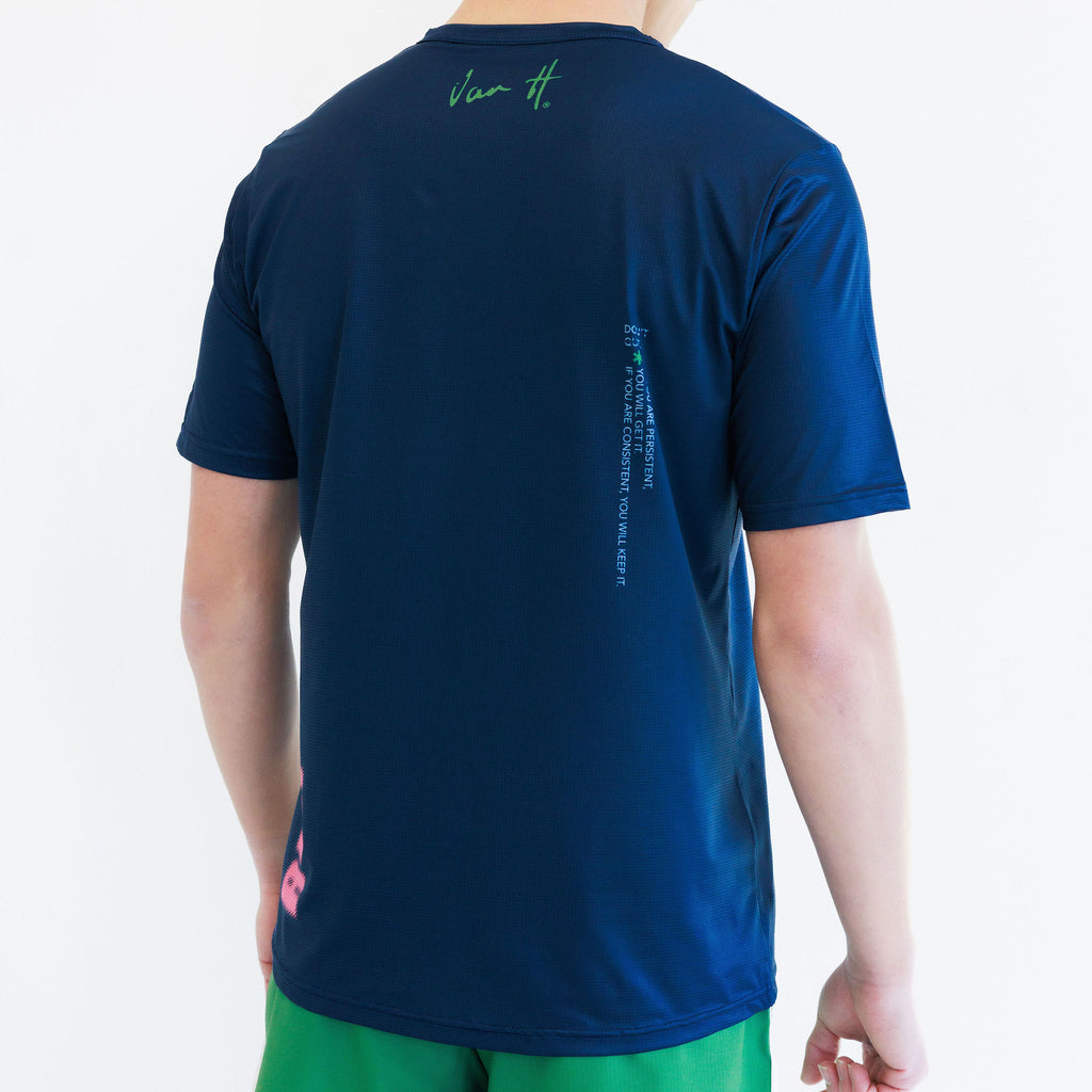 Verde Blue Sport Shirt Mens