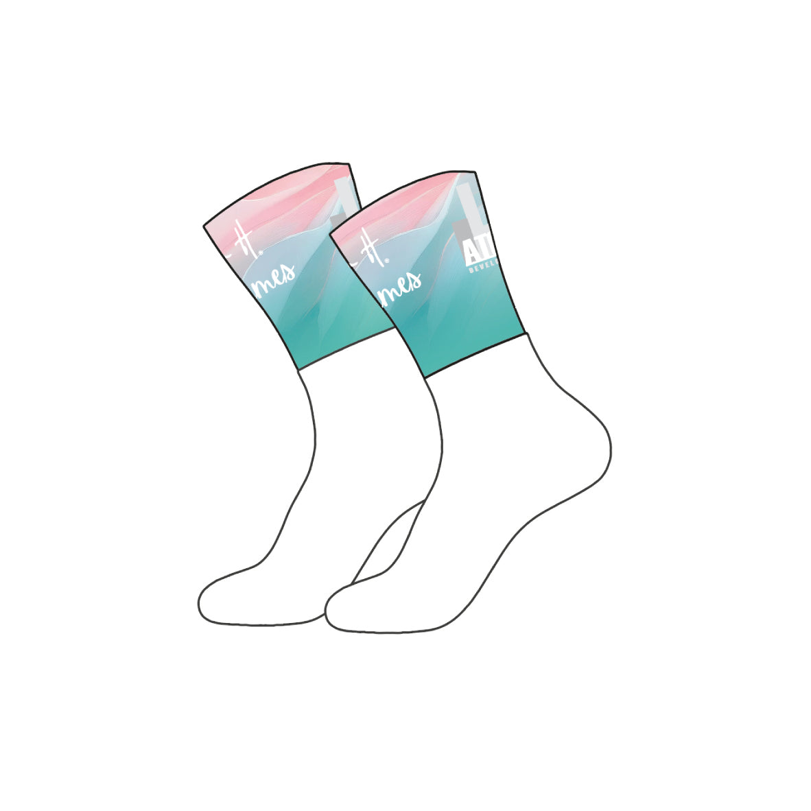 Femmes Turquoise Aero Socks