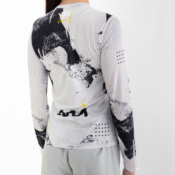 Static Long Sleeve Sport Shirt Womens