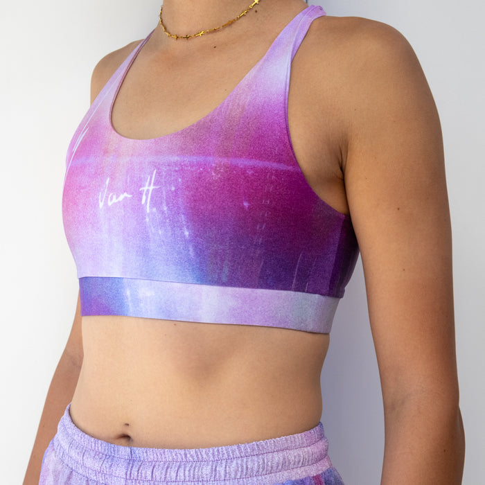 VanH Presto light support sports bra for women's running