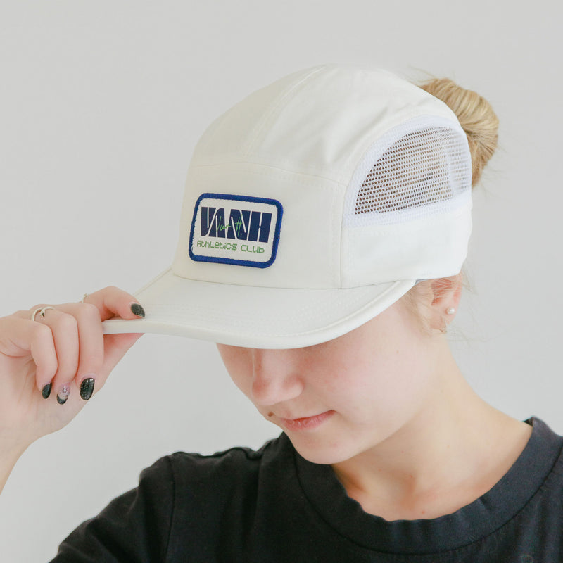 White Running Cap