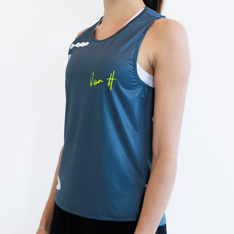 Charcoal running vest Womens