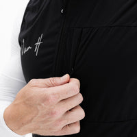 Mens Black All weather Gilet