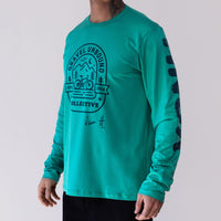 Mens Green Unbound Warm Up Top