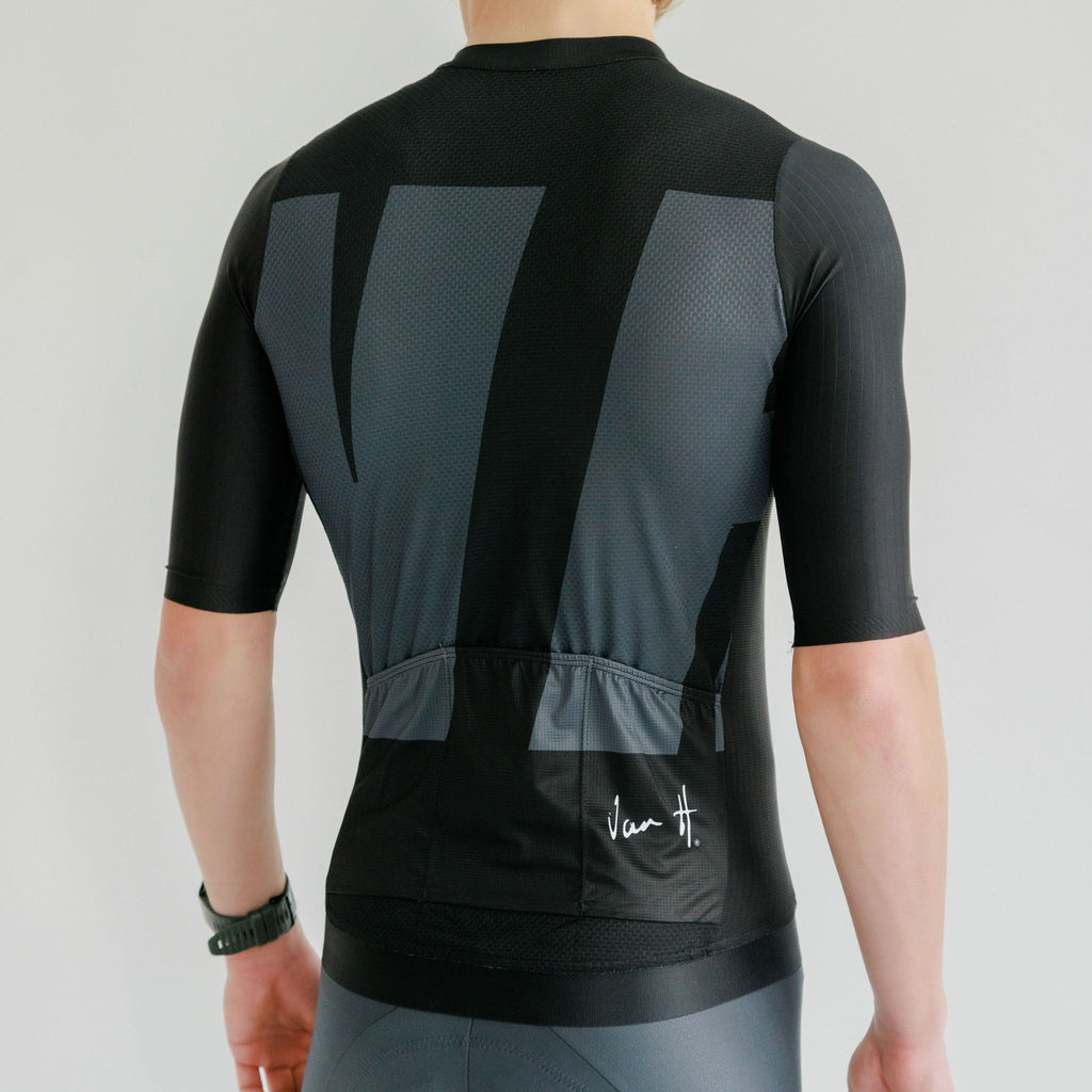 Mens Black Mono Jersey