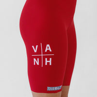 Womens Red Tourmalet Bib
