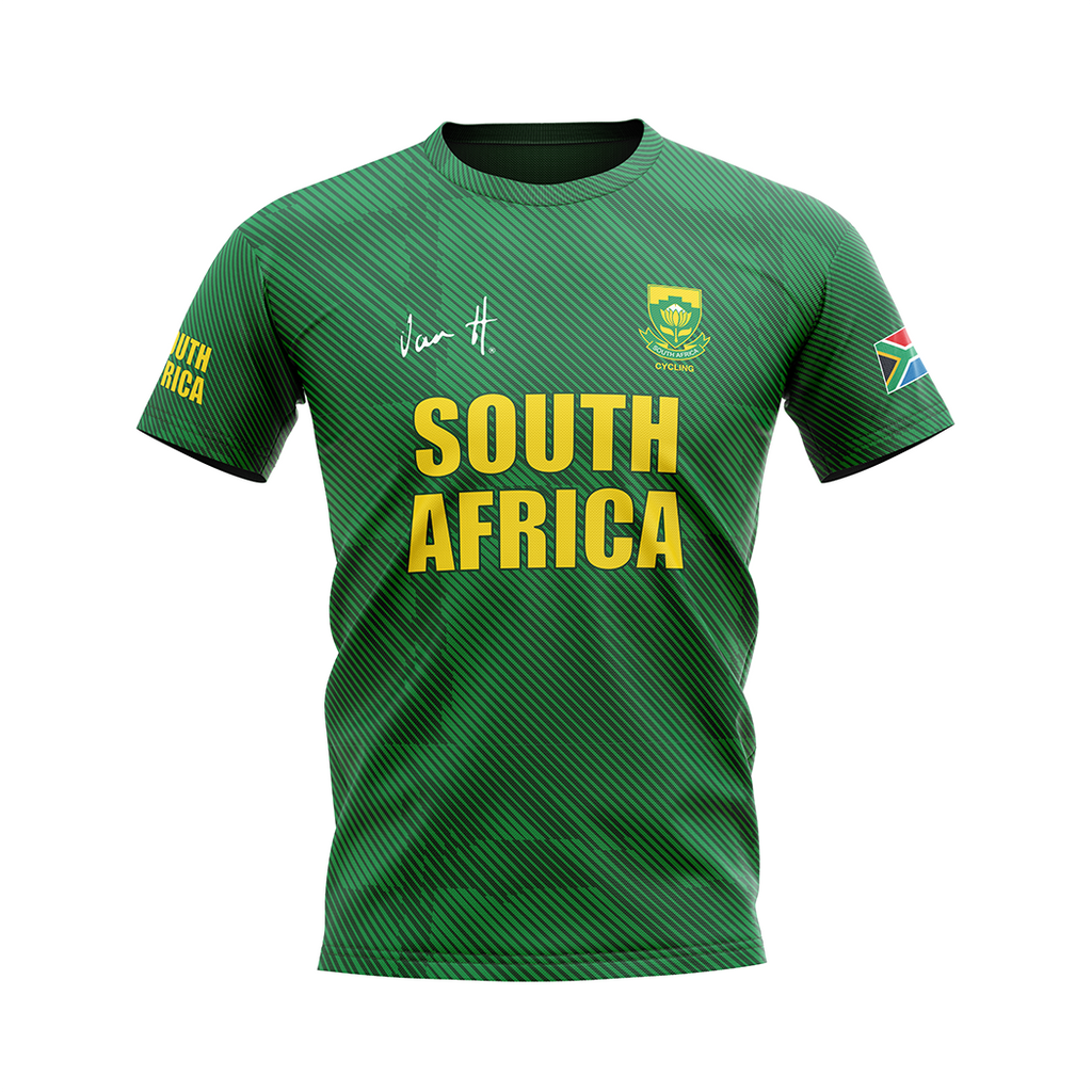 SA Green & Gold Supporter shirt Womens