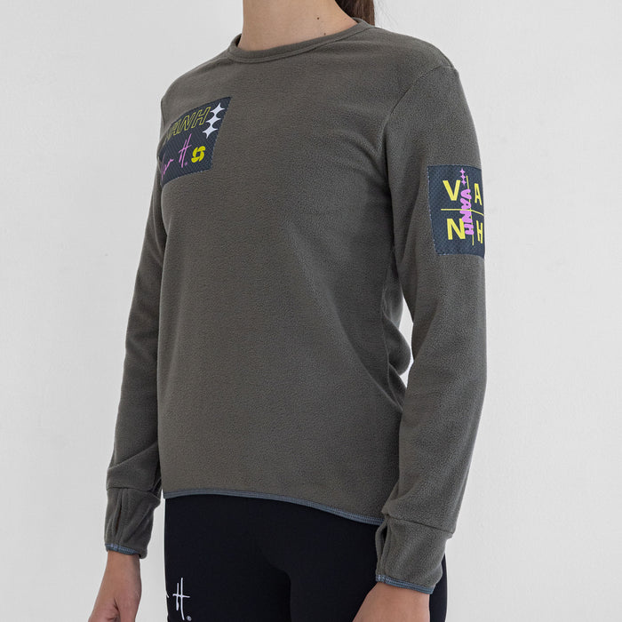 Womens Sage Polar Fleece Top