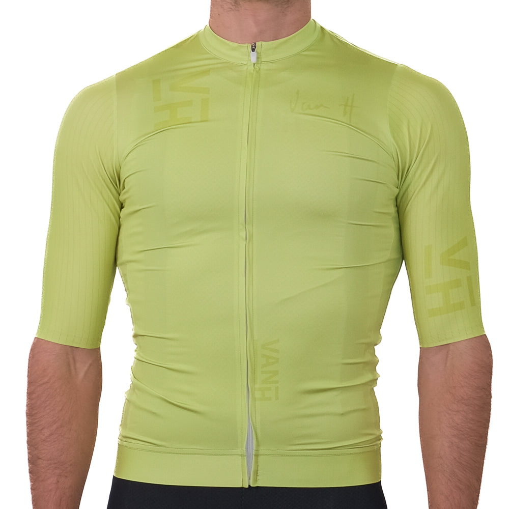 Bright yellow. Bright green. chartreuse Cycling jersey, cycling top, summer cycling jersey, mens cycling jersey, womens cycling jersey, cycling, south Africa, van h, premium cycling wear.