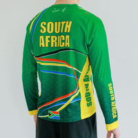 SA Green & Gold Trail Jersey Mens