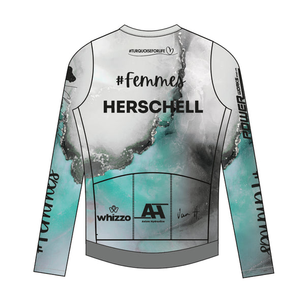 Femmes Grey Long Sleeve Jersey Womens