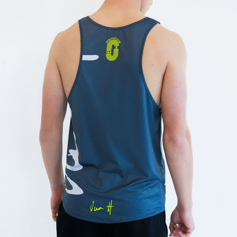 Charcoal running vest Mens