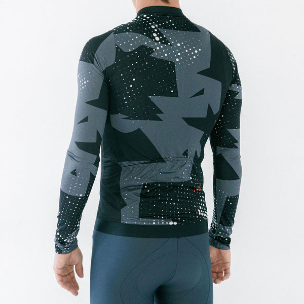 Mens Black Geo Jersey